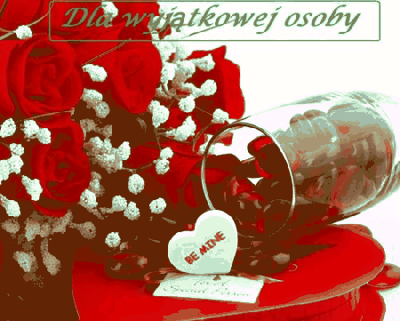 Czerwone kamienie na dzień kobiet